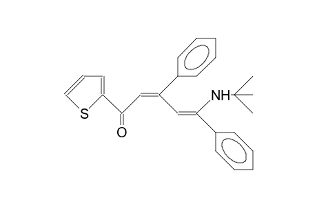 3,5-Diphenyl-cis-5-tert-butylamino-1-(2-thienyl)-cis-2,4-pentadien-3-one