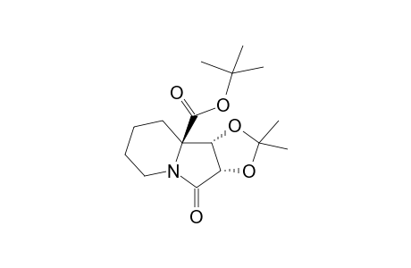 (3aS,9aR,9bS)-2,2-dimethyl-4-oxo-3a,6,7,8,9,9b-hexahydro-[1,3]dioxolo[4,5-a]indolizine-9a-carboxylic acid tert-butyl ester