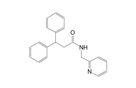 3,3-diphenyl-N-(2-pyridinylmethyl)propanamide
