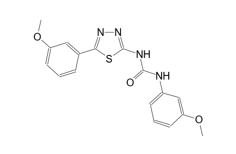N-(3-methoxyphenyl)-N'-[5-(3-methoxyphenyl)-1,3,4-thiadiazol-2-yl]urea