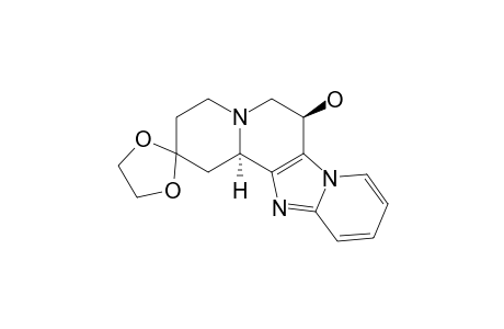 7-HYDROXYPYRIDO-[1',2':1,2]-IMIDAZO-[4,5-A]-QUINOLIZIDIN-2-ONE-ETHYLENE-ACETAL