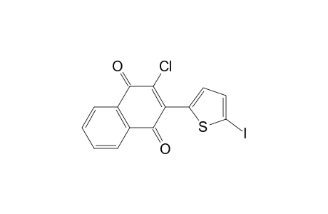 1,4-Naphthalenedione, 2-chloro-3-(5-iodo-2-thienyl)-