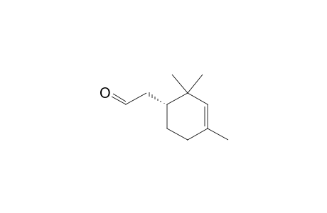 3-Cyclohexene-1-acetaldehyde, 2,2,4-trimethyl-, (R)-
