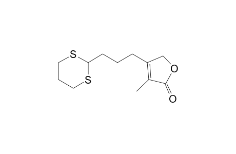 2-Methyl-3-[(1,3-dithiain-2-yl)propyl]but-2-enolide