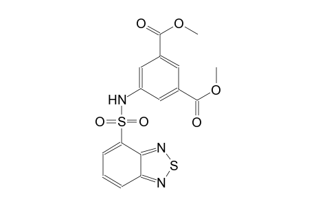 1,3-benzenedicarboxylic acid, 5-[(2,1,3-benzothiadiazol-4-ylsulfonyl)amino]-, dimethyl ester