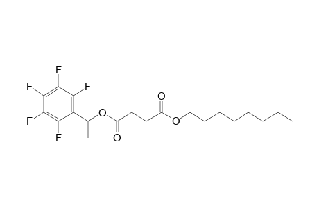 Succinic acid, octyl 1-(pentafluorophenyl)ethyl ester