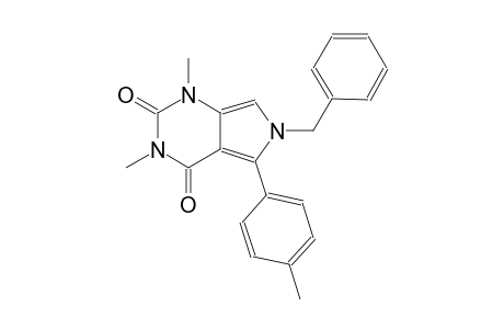 6-benzyl-1,3-dimethyl-5-(4-methylphenyl)-1H-pyrrolo[3,4-d]pyrimidine-2,4(3H,6H)-dione