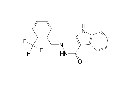N'-{(E)-[2-(trifluoromethyl)phenyl]methylidene}-1H-indole-3-carbohydrazide