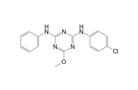 1,3,5-triazine-2,4-diamine, N~2~-(4-chlorophenyl)-6-methoxy-N~4~-phenyl-