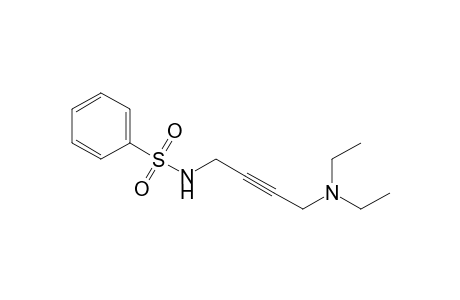 N-[4-(diethylamino)but-2-ynyl]benzenesulfonamide