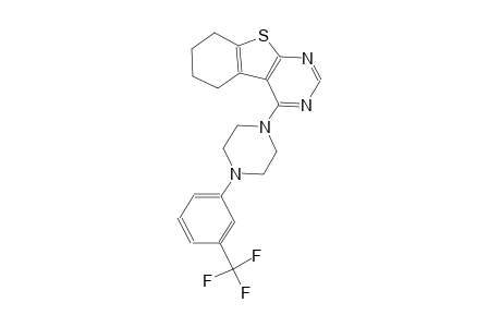 benzo[4,5]thieno[2,3-d]pyrimidine, 5,6,7,8-tetrahydro-4-[4-[3-(trifluoromethyl)phenyl]-1-piperazinyl]-