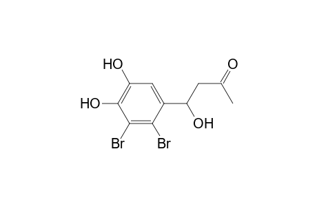 2-Butanone, 4-(2,3-dibromo-4,5-dihydroxyphenyl)-4-hydroxy-, (.+-.)-