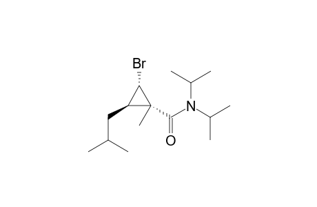 (1S*,2S*,3R*)-2-Bromo-3-isobutyl-1-methyl-N,N-diisopropylcyclopropanecarboxamide