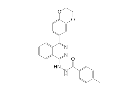 N'-[4-(2,3-dihydro-1,4-benzodioxin-6-yl)-1-phthalazinyl]-4-methylbenzohydrazide
