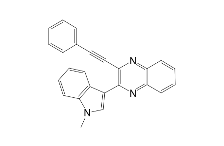 2-(1-Methyl-1H-indol-3-yl)-3-(phenylethynyl)quinoxaline