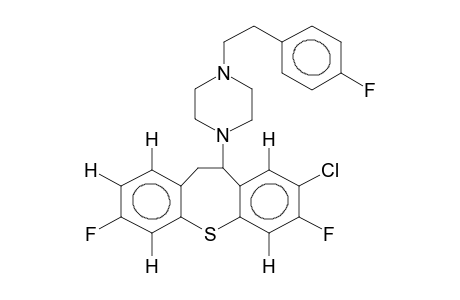 2-CHLORO-3,7-DIFLUORO-11-{4-[2-(4-FLUOROPHENYLETHYL)]PIPERAZINO}-10,11-DIHYDRODIBENZO[B,F]THIEPIN