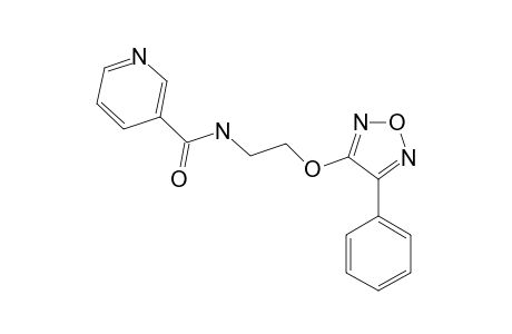 N-[2-(4-PHENYLFURAZAN-3-YLOXY)-ETHYL]-NICOTINAMIDE