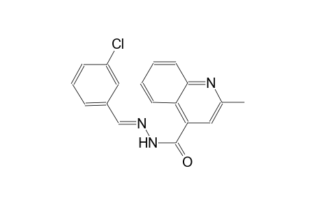 N'-[(E)-(3-chlorophenyl)methylidene]-2-methyl-4-quinolinecarbohydrazide