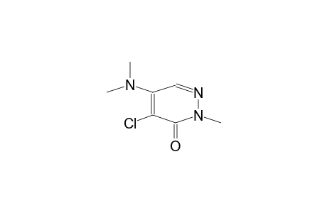 4-Chloro-5-dimethylamino-2-methyl-2H-pyridazin-3-one