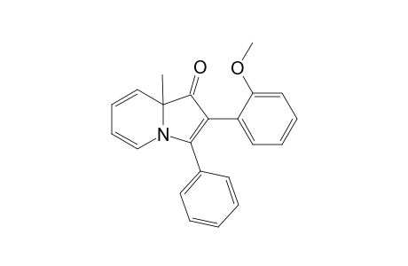2-(2-Methoxyphenyl)-8a-methyl-3-phenylindolizin-1(8aH)-one