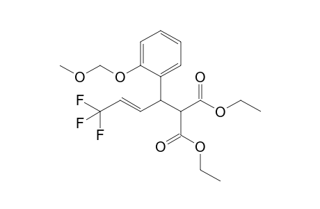Ethyl (E)-2-ethoxycarbonyl-3-[o-(methoxymethoxy)phenyl]-6,6,6-trifluoro-4-hexenoate