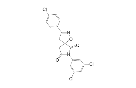 3-(4-CHLOROPHENYL)-7-(3,5-DICHLOROPHENYL)-6,8-DIOXO-1-OXA-2,7-DIAZASPIRO-[4,4]-NON-2-ENE