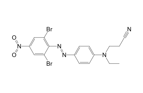 N-(2-Cyanoethyl)-4-(2,6-dibromo-4-nitrophenylazo)-N-ethylaniline