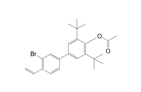 3-Bromo-4-[3',5'-di(t-butyl)-4'-acetoxyphenyl]-styrene