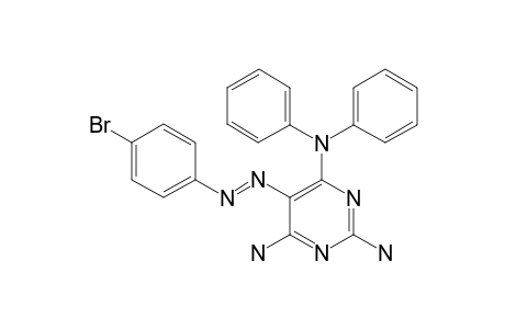 2,6-DIAMINO-5-[(PARA-BROMOPHENYL)-DIAZENYL]-4-DIPHENYLAMINO-PYRIMIDINE