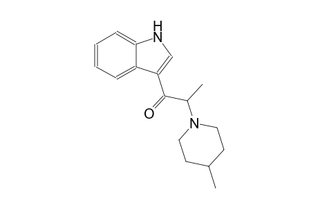 1-(1H-indol-3-yl)-2-(4-methyl-1-piperidinyl)-1-propanone