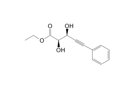 (2R*,3S*)-2,3-Dihydroxy-5-phenylpent-4-ynoic acid - Methyl ester