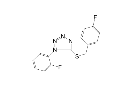 4-fluorobenzyl 1-(2-fluorophenyl)-1H-tetraazol-5-yl sulfide