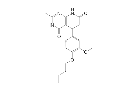 5-(4-butoxy-3-methoxyphenyl)-2-methyl-5,8-dihydropyrido[2,3-d]pyrimidine-4,7(3H,6H)-dione