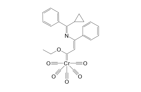 Pentacarbonyl{<(2Z)-3-{ [(cyclopropylphenylmethylene) amino}-1-ethoxy-3-phenyl-2-propenylidene> chromium