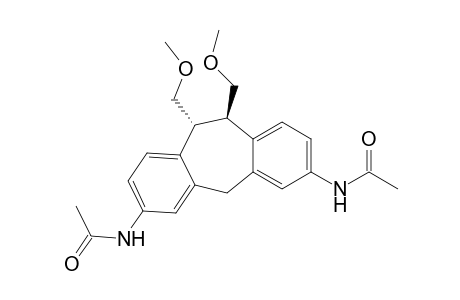 Acetamide, N,N'-[10,11-dihydro-10,11-bis(methoxymethyl)-5H-dibenzo[a,d]cycloheptene-3,7-diyl]bis-, (10R-trans)-