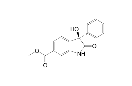 (R)-3-Hydroxy-3-phenyl-6-methoxycarbonyl-2-oxindole