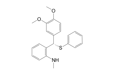 (S)-2-((3,4-Dimethoxyphenyl)(phenylthio)methyl)-N-methylaniline