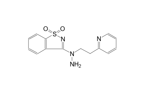 1,2-benzisothiazole, 3-[1-[2-(2-pyridinyl)ethyl]hydrazino]-, 1,1-dioxide