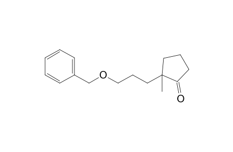 2-(3-Benzyloxypropyl)-2-methylcyclopentanone