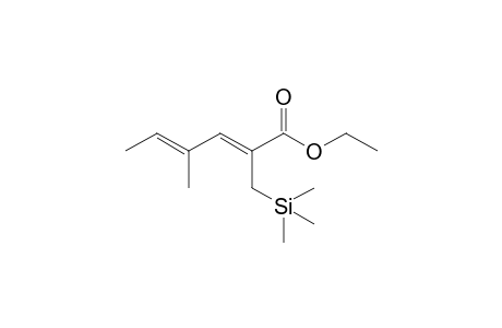 Ethyl 4-Methyl-2-(trimethylsilylmethyl)hexa-2,4-dienoate