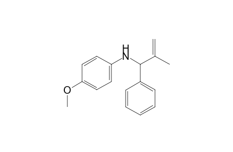 4-Methoxy-N-(2-methyl-1-phenylallyl)aniline