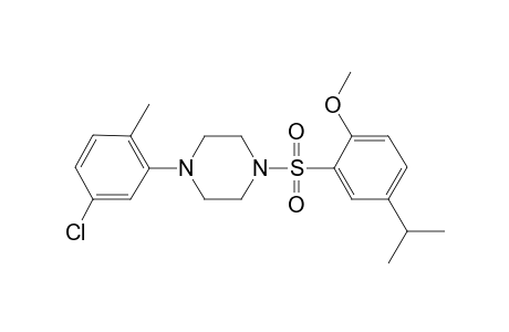 Piperazine, 1-(5-chloro-2-methylphenyl)-4-[[2-methoxy-5-(1-methylethyl)phenyl]sulfonyl]-
