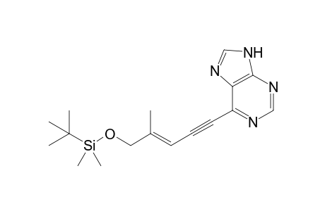 tert-Butyl-dimethyl-[(E)-2-methyl-5-(7H-purin-6-yl)pent-2-en-4-ynoxy]silane