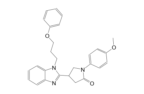 1-(4-methoxyphenyl)-4-[1-(3-phenoxypropyl)-1H-benzimidazol-2-yl]-2-pyrrolidinone
