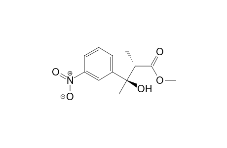 Anti-methyl 3-hydroxy-2-methyl-3-(3-nitrophenyl)butanoate