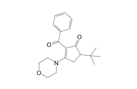 2-Benzoyl-5-tert-butyl-3-(4-morpholinyl)-1-cyclopent-2-enone