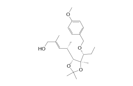 (2e,4s,5r,6r,7r)-1-hydroxy-5,6-isopropylidenedioxy-7-(4-methoxybenzyloxy)-2,4,6-trimethylnon-2-ene