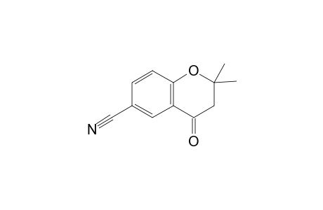 2,2-Dimethyl-4-oxochroman-6-carbonitrile