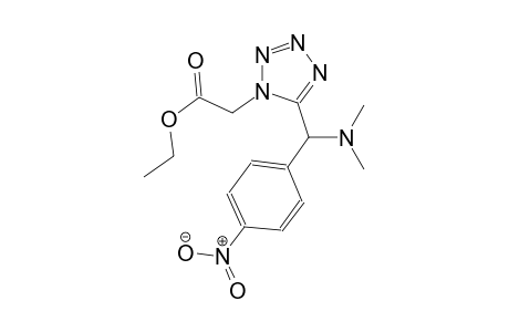 1H-tetrazole-1-acetic acid, 5-[(dimethylamino)(4-nitrophenyl)methyl]-,ethyl ester