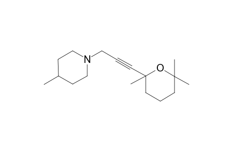 piperidine, 4-methyl-1-[3-(tetrahydro-2,6,6-trimethyl-2H-pyran-2-yl)-2-propynyl]-